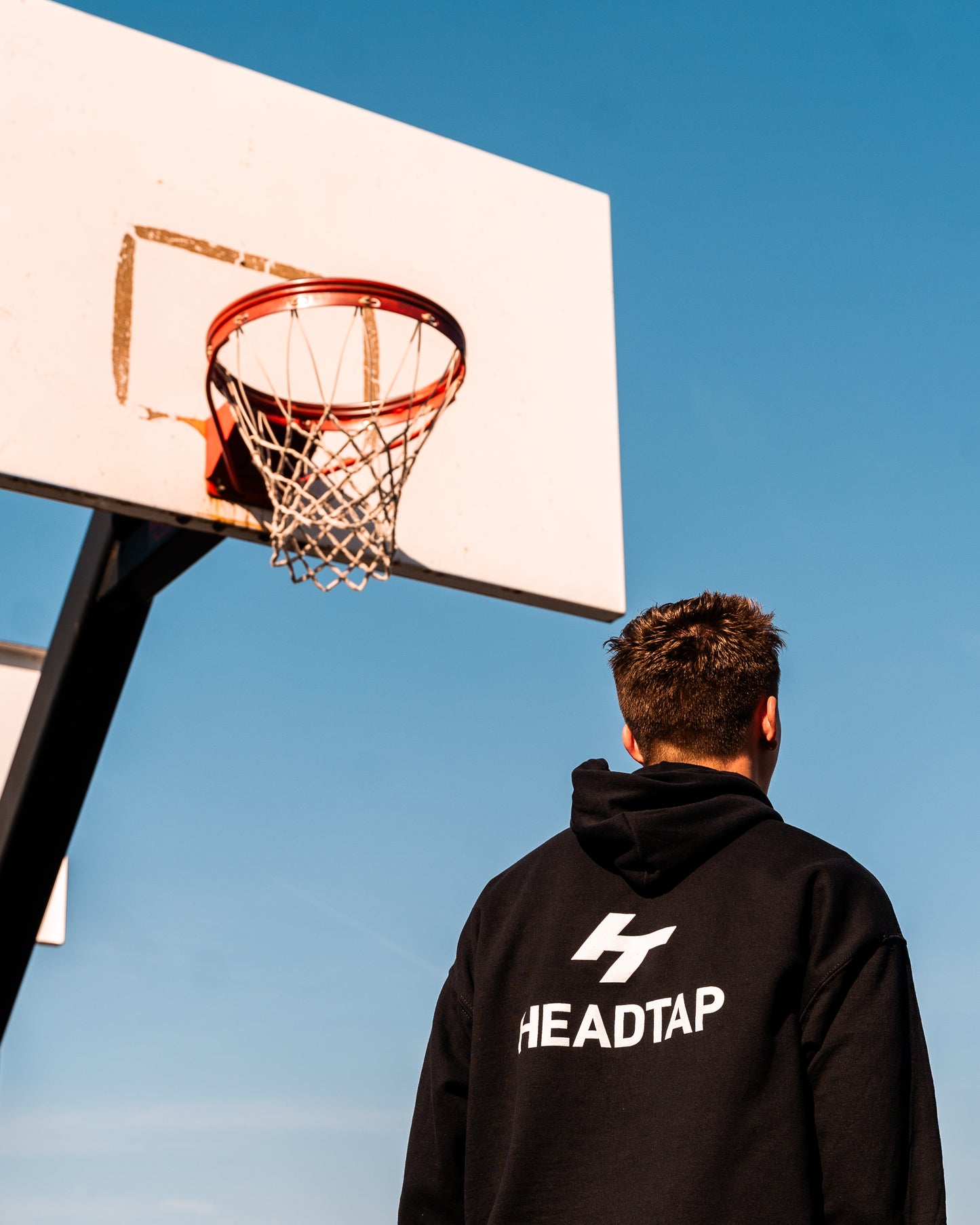 Youth Headtap Logo Hoodie (Black)